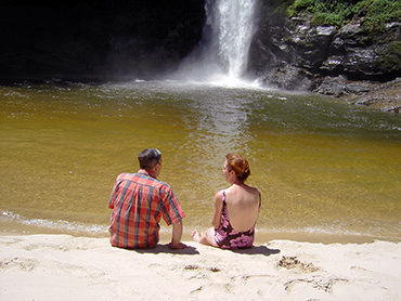 La Pajcha waterfall
