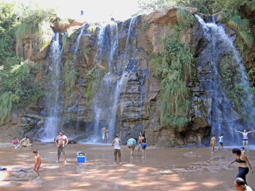 Las Cuevas waterfalls
