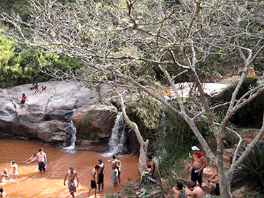 Las Cuevas waterfalls